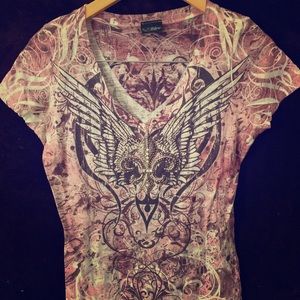 Pink Buckle Pattern shirt